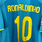 Shop 2007/09 BARCELONA RONALDINHO #10 AWAY SHIRT (XL) NIKE, classic football shirts, vintage football shirts & retro soccer jerseys at Cult Kits
