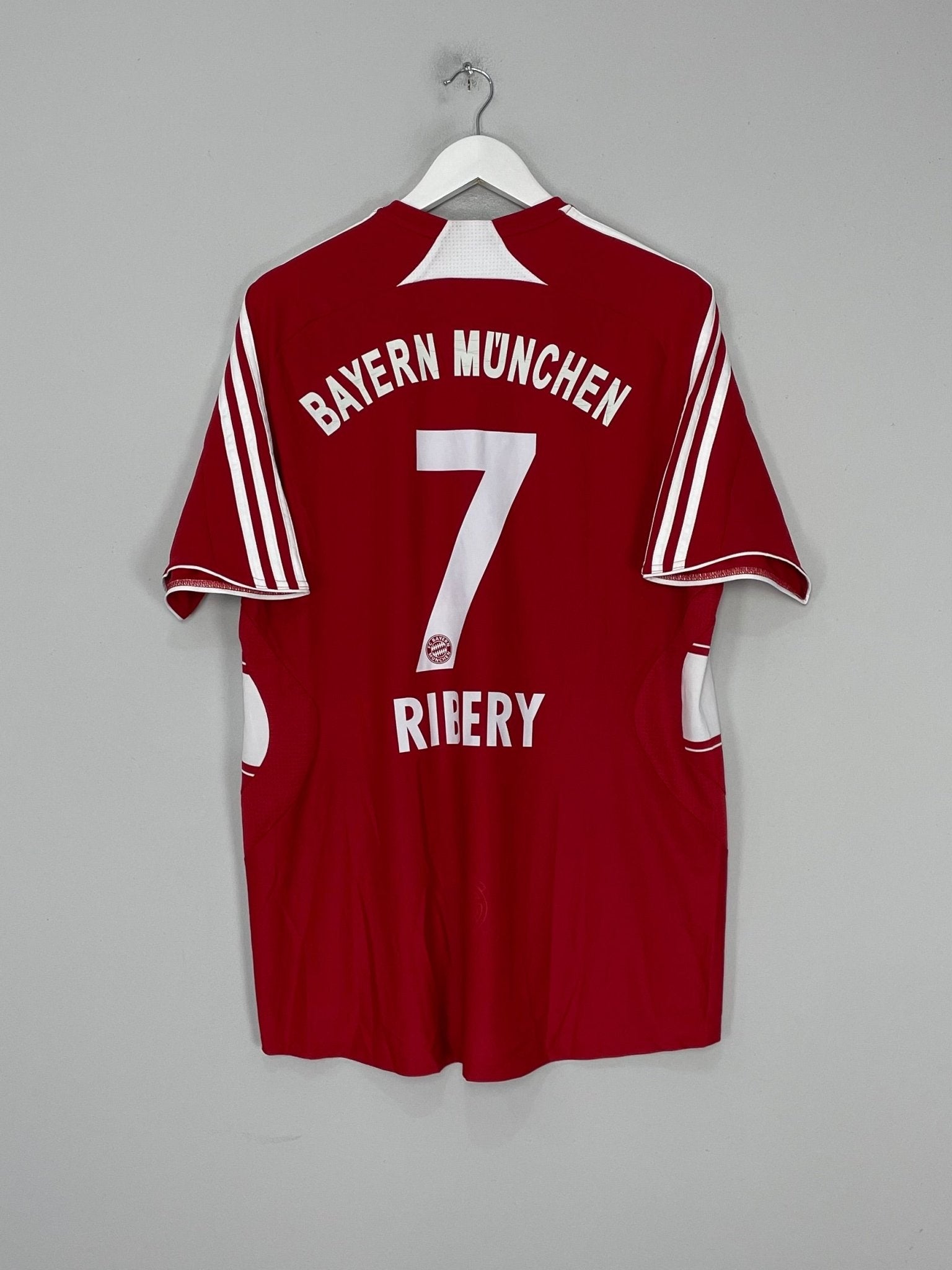 Shop 2007/09 BAYERN MUNICH RIBERY #7 HOME SHIRT (L) ADIDAS, classic football shirts, vintage football shirts & retro soccer jerseys at Cult Kits
