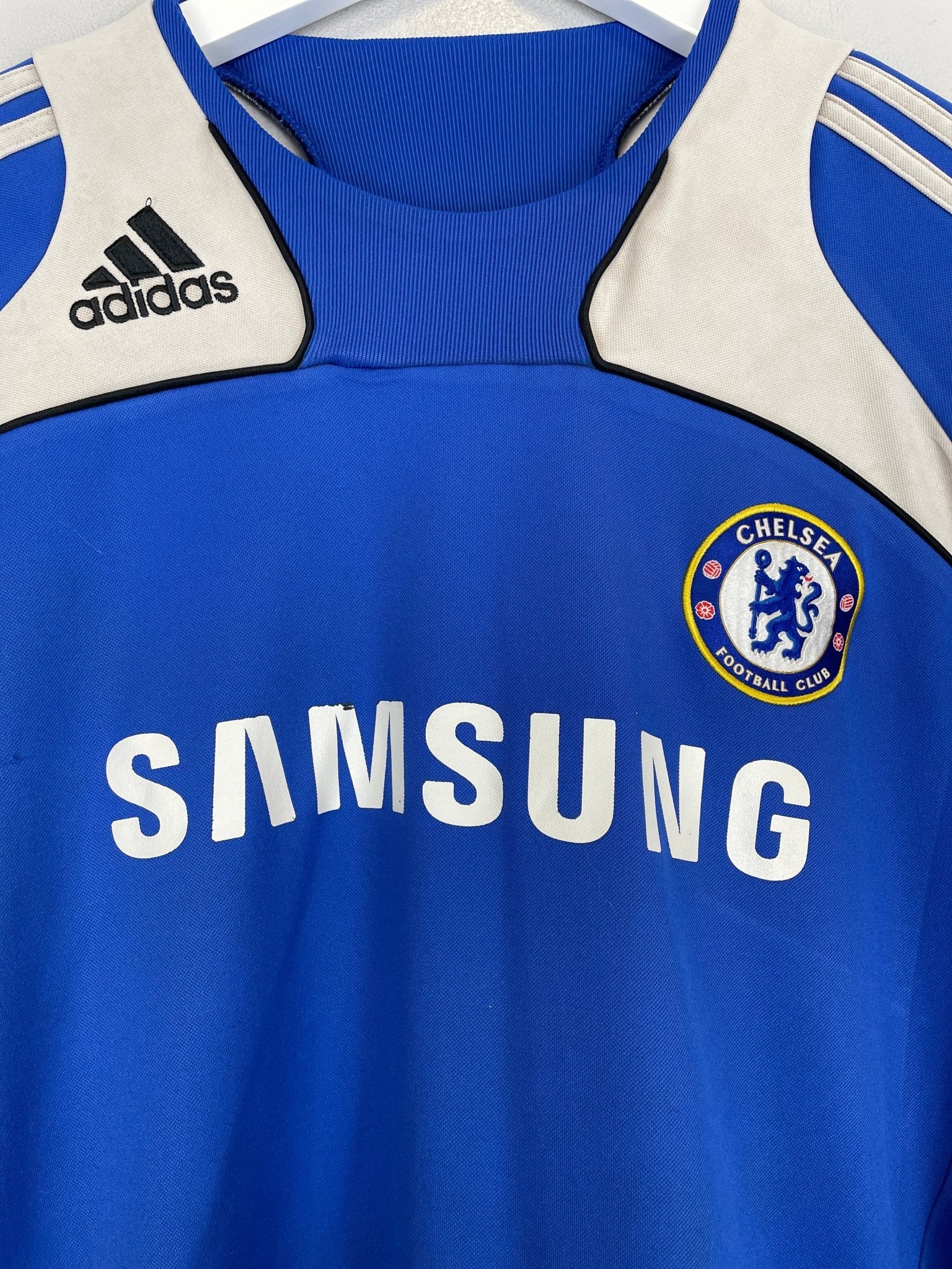 Shop 2007/09 CHELSEA DRILL TOP (L) ADIDAS, classic football shirts, vintage football shirts & retro soccer jerseys at Cult Kits