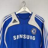 Shop 2007/09 CHELSEA DRILL TOP (L) ADIDAS, classic football shirts, vintage football shirts & retro soccer jerseys at Cult Kits