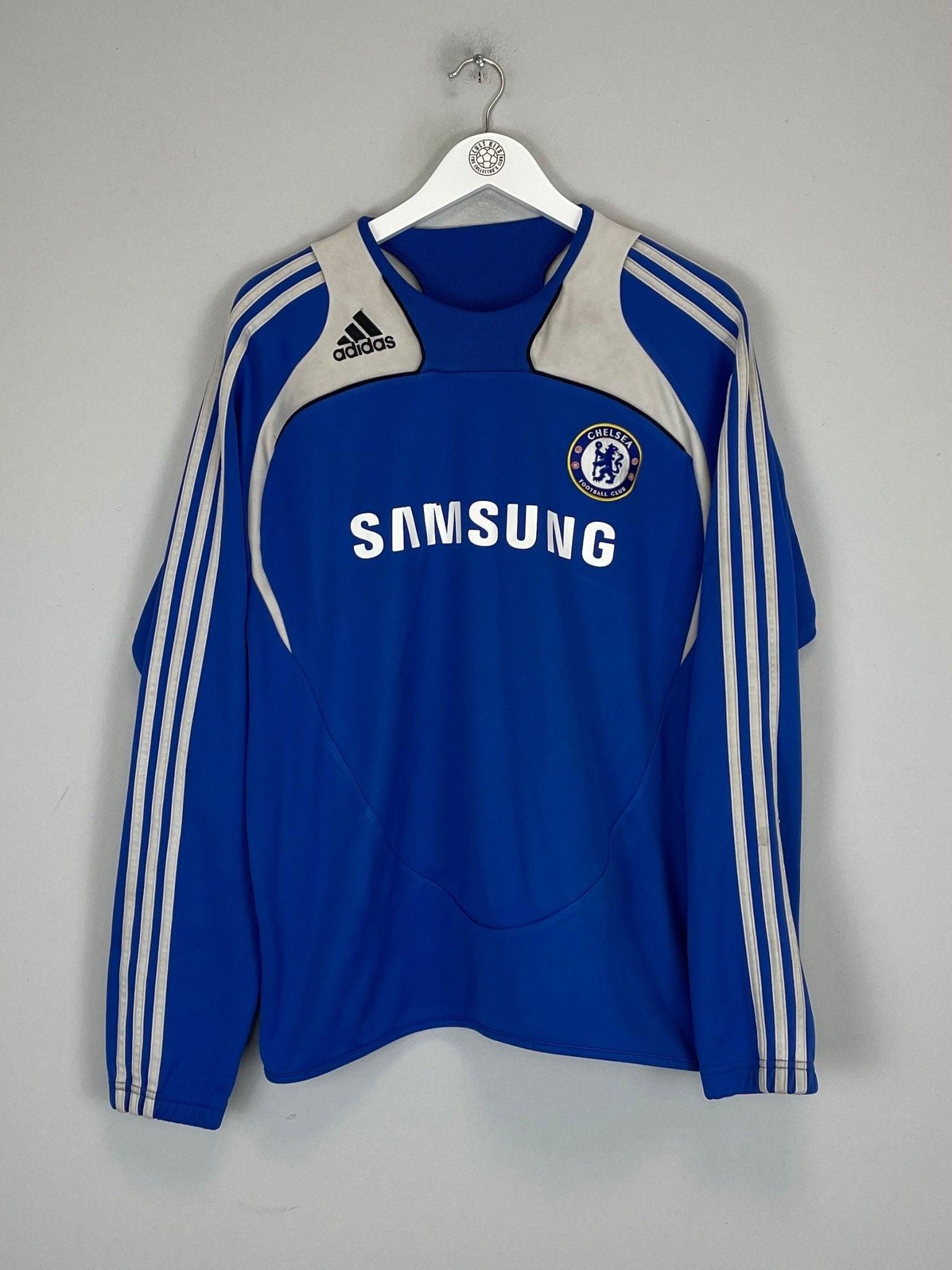 Shop 2007/09 CHELSEA DRILL TOP (L) ADIDAS, classic football shirts, vintage football shirts & retro soccer jerseys at Cult Kits