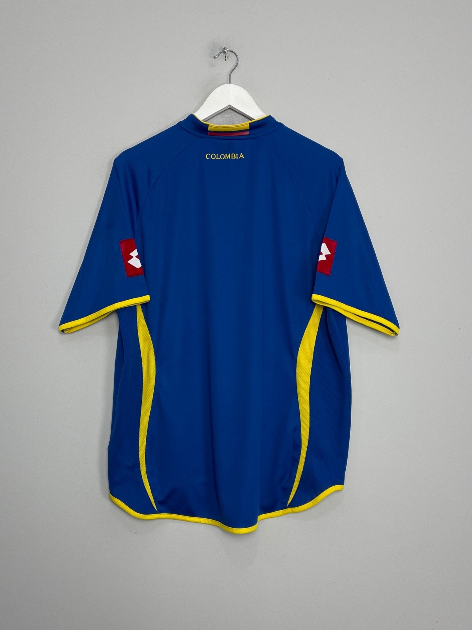 Shop 2007/09 COLOMBIA AWAY SHIRT (L) LOTTO, classic football shirts, vintage football shirts & retro soccer jerseys at Cult Kits
