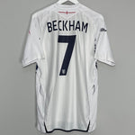 Shop 2007/09 ENGLAND BECKHAM #7 HOME SHIRT (L) UMBRO, classic football shirts, vintage football shirts & retro soccer jerseys at Cult Kits