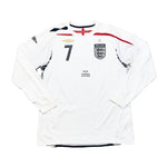 Buy 2007/09 England Beckham 7 L/S Home Shirt (L) Umbro ~ Free worldwide shipping available ~ Authentic Vintage Football Shirts from Cult Kits