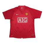 Buy 2007/09 Manchester United Carrick 16 Home Shirt (M) Nike ~ Free worldwide shipping ~ Authentic Vintage Football Shirts from Cult Kits