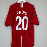 2007/09 MANCHESTER UNITED FABIO 20 HOME SHIRT (XXL) NIKE - Cult Kits - XXL - Buy Vintage Football Shirts, Authentic Retro Football Shirts For Sale, Classic Football Shirts & Soccer Jersey