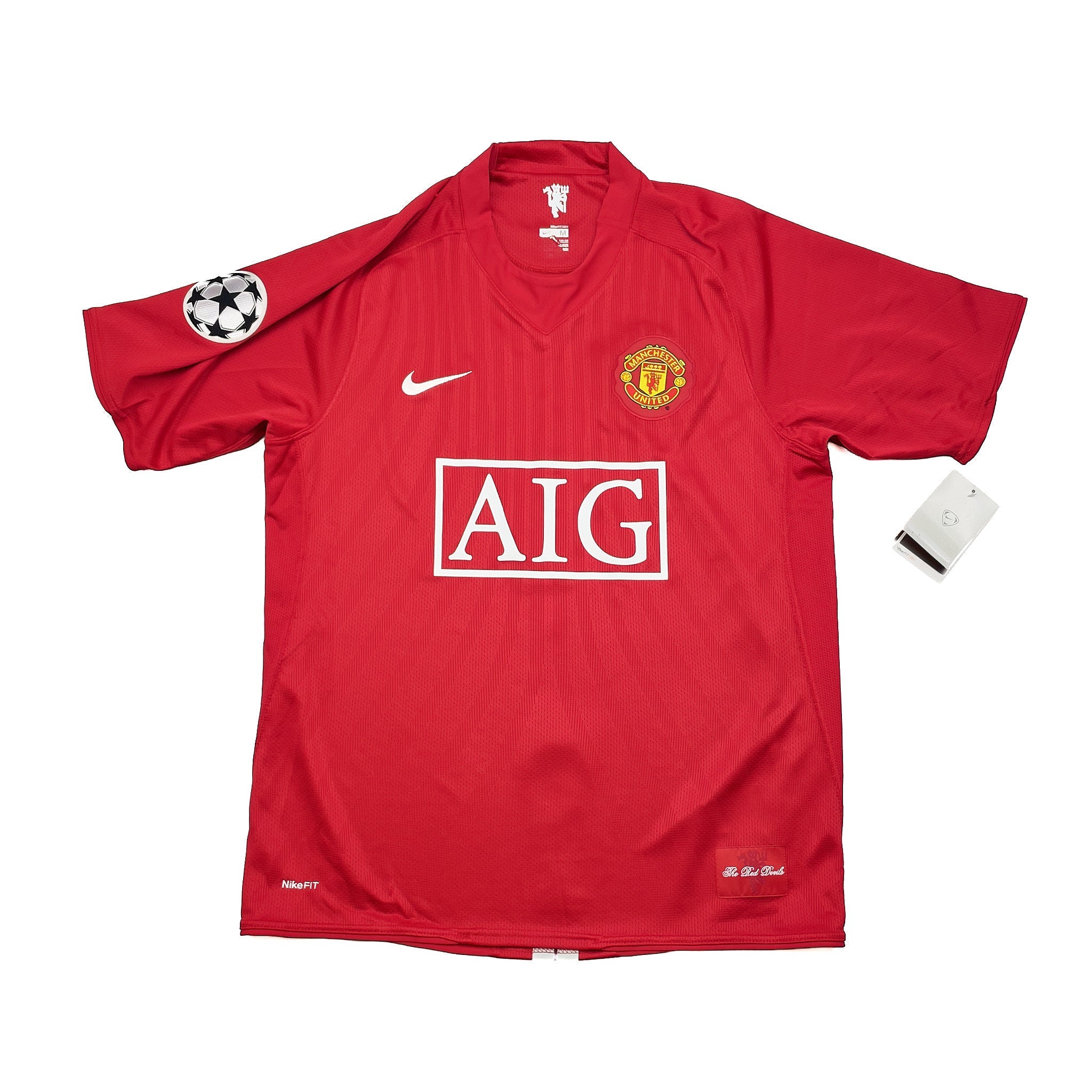 Buy 2007/09 Manchester United Ronaldo 7 *BNWT* C/L Home Shirt (M) Nike ~ Free worldwide shipping ~ Authentic Vintage Football Shirts from Cult Kits