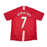 Buy 2007/09 Manchester United Ronaldo 7 Home Shirt (L) Nike ~ Free worldwide shipping ~ Authentic Vintage Football Shirts from Cult Kits