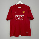 Shop 2007/09 MANCHESTER UNITED RONALDO #7 HOME SHIRT (L) NIKE, classic football shirts, vintage football shirts & retro soccer jerseys at Cult Kits