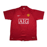 Buy 2007/09 Manchester United Ronaldo 7 Home Shirt (L) Nike ~ Free worldwide shipping ~ Authentic Vintage Football Shirts from Cult Kits
