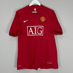Shop 2007/09 MANCHESTER UNITED RONALDO #7 HOME SHIRT (L) NIKE, classic football shirts, vintage football shirts & retro soccer jerseys at Cult Kits
