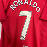 Shop 2007/09 MANCHESTER UNITED RONALDO #7 HOME SHIRT (L) NIKE, classic football shirts, vintage football shirts & retro soccer jerseys at Cult Kits