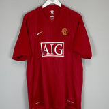 2007/09 MANCHESTER UNITED RONALDO 7 HOME SHIRT (XXL) NIKE - Cult Kits - XXL - Buy Vintage Football Shirts, Authentic Retro Football Shirts For Sale, Classic Football Shirts & Soccer Jersey