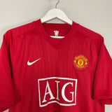 Shop 2007/09 MANCHESTER UNITED ROONEY #10 HOME SHIRT (XL) NIKE, classic football shirts, vintage football shirts & retro soccer jerseys at Cult Kits