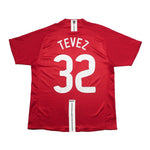 Buy 2007/09 Manchester United Tevez 32 Home Shirt (L) Nike ~ Free worldwide shipping ~ Authentic Vintage Football Shirts from Cult Kits