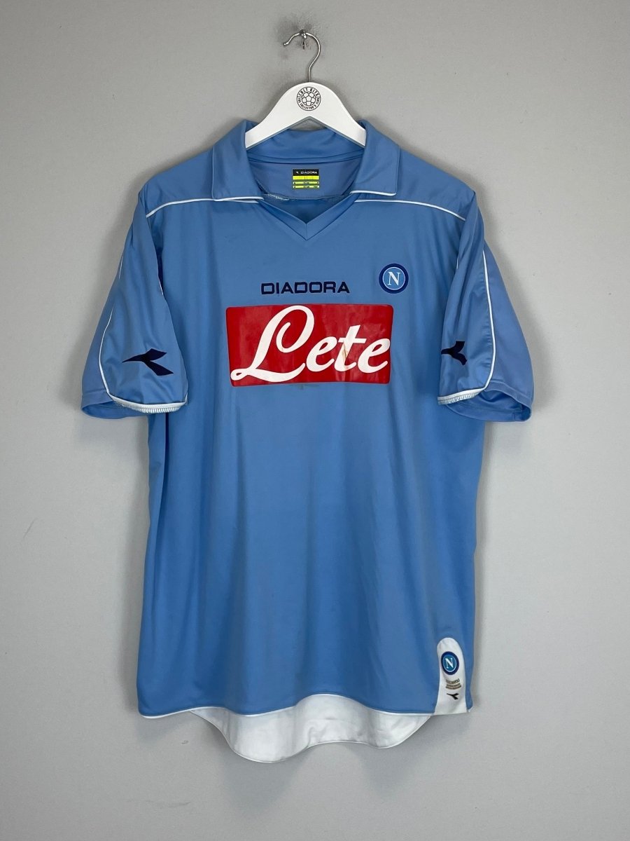 2007/09 NAPOLI HAMSIK 17 HOME SHIRT (M) DIADORA - Cult Kits - Medium - Buy Vintage Football Shirts, Authentic Retro Football Shirts For Sale, Classic Football Shirts & Soccer Jersey