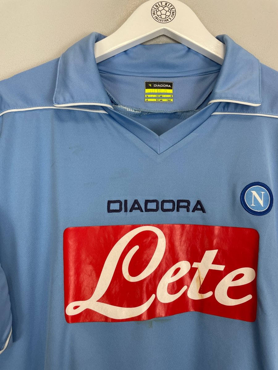 2007/09 NAPOLI HAMSIK 17 HOME SHIRT (M) DIADORA - Cult Kits - Medium - Buy Vintage Football Shirts, Authentic Retro Football Shirts For Sale, Classic Football Shirts & Soccer Jersey