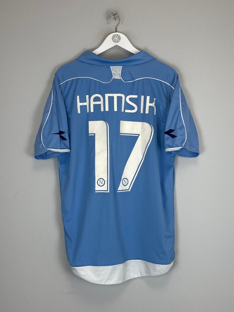 2007/09 NAPOLI HAMSIK 17 HOME SHIRT (M) DIADORA - Cult Kits - Medium - Buy Vintage Football Shirts, Authentic Retro Football Shirts For Sale, Classic Football Shirts & Soccer Jersey