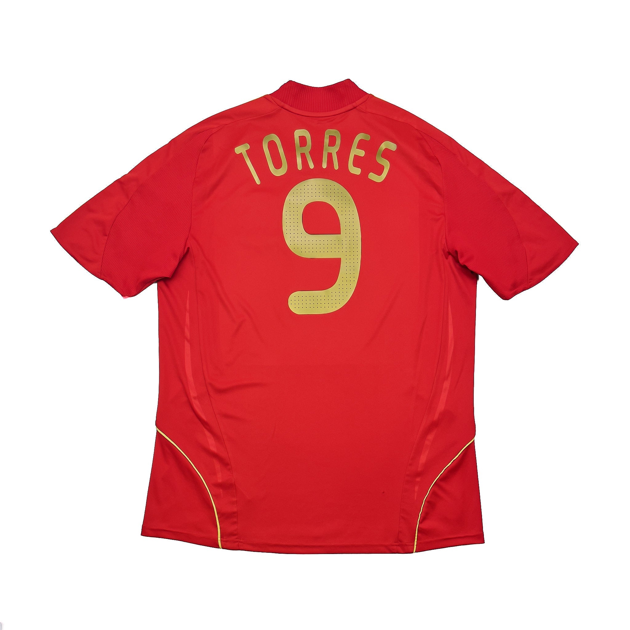 Buy 2007/09 Spain Torres 9 Home Shirt (XL) Adidas ~ Free worldwide shipping available ~ Authentic Vintage Football Shirts from Cult Kits