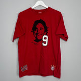 Shop 2007/10 BAYERN MUNICH LUCA TONI T-SHIRT (L) OM, classic football shirts, vintage football shirts & retro soccer jerseys at Cult Kits