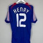 Shop 2007/08 FRANCE HENRY #12 HOME SHIRT (M) ADIDAS, classic football shirts, vintage football shirts & retro soccer jerseys at Cult Kits