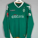 Shop 2007/08 WERDER BREMEN NALDO #4 L/S *MATCH ISSUE* HOME SHIRT (XL) KAPPA, classic football shirts, vintage football shirts & retro soccer jerseys at Cult Kits