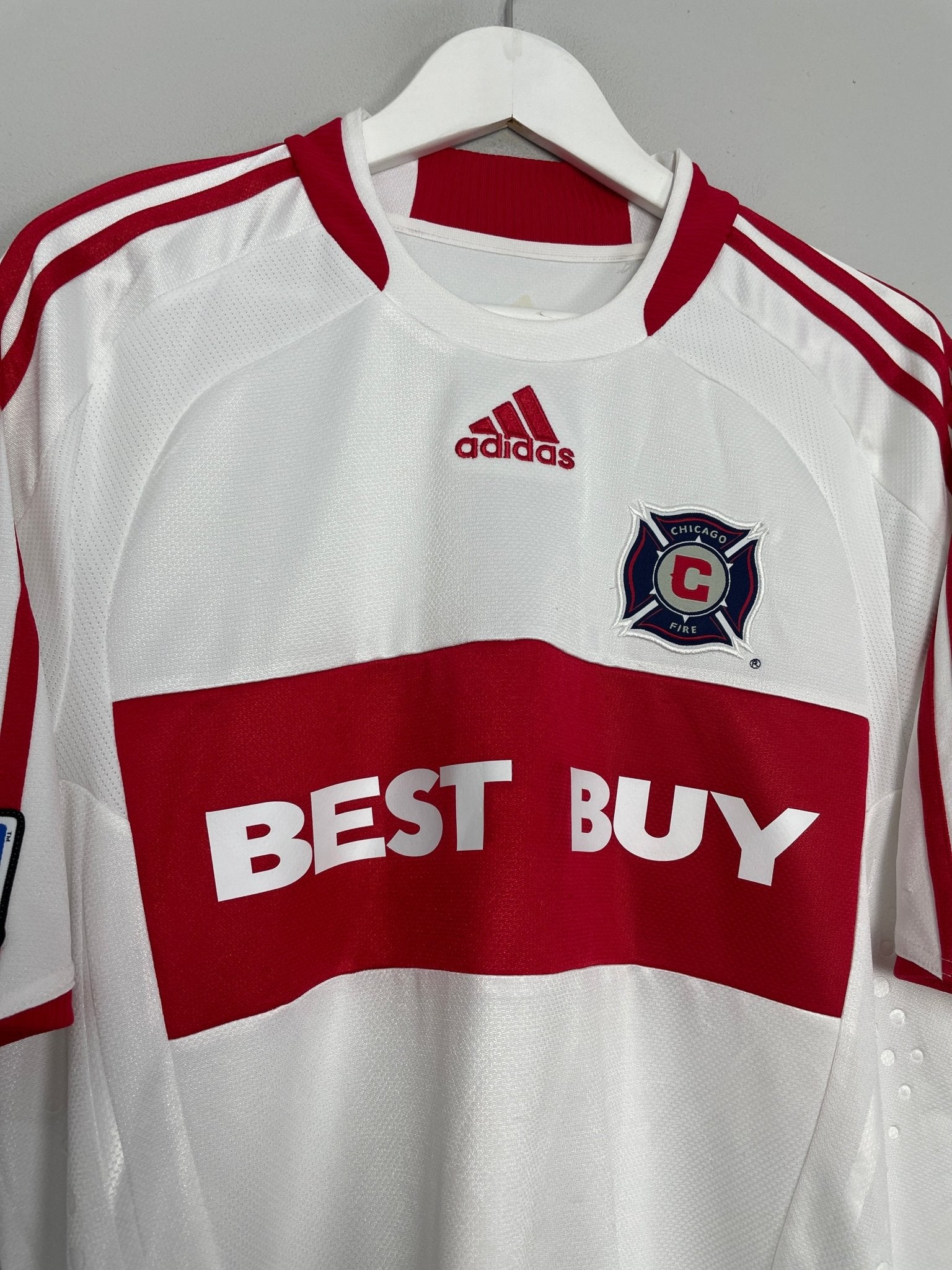 Shop 2008 CHICAGO FIRE BLANCO #10 AWAY SHIRT (L) ADIDAS, classic football shirts, vintage football shirts & retro soccer jerseys at Cult Kits