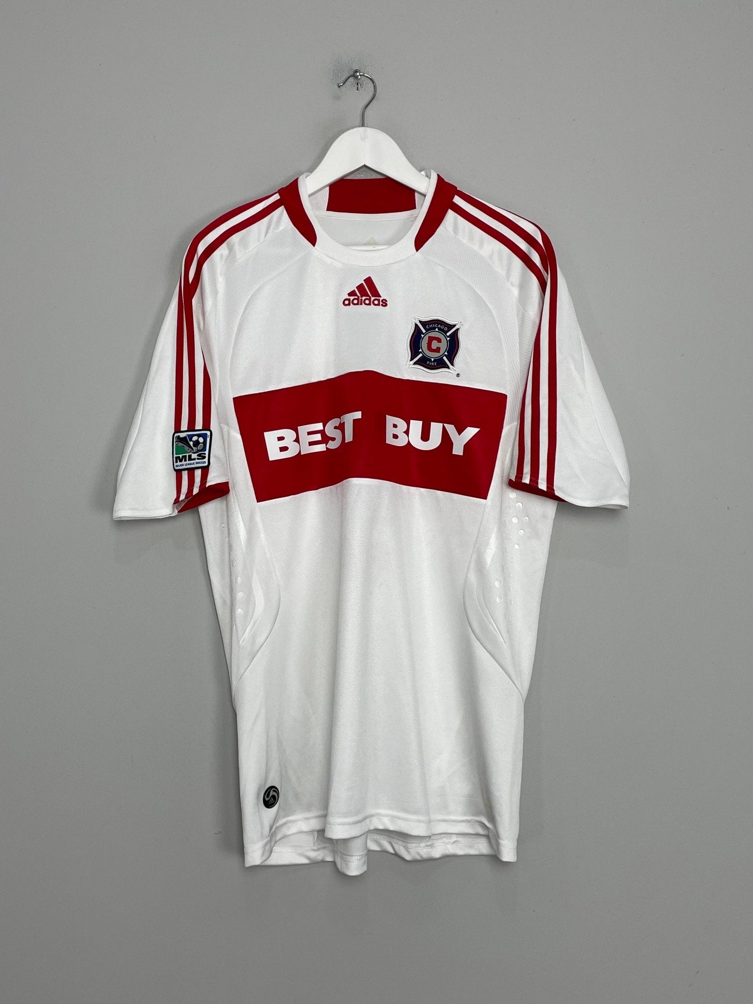 Shop 2008 CHICAGO FIRE BLANCO #10 AWAY SHIRT (L) ADIDAS, classic football shirts, vintage football shirts & retro soccer jerseys at Cult Kits