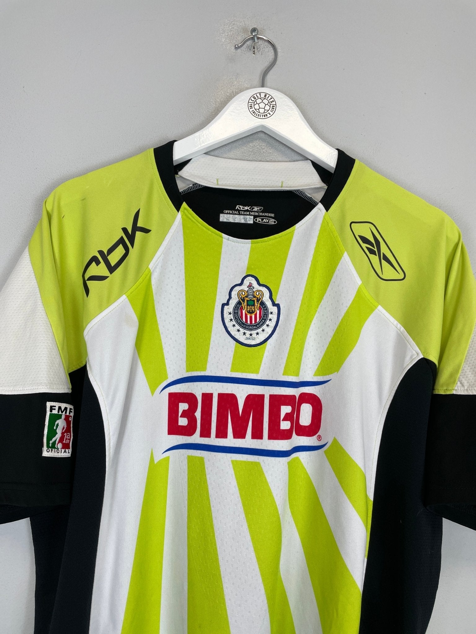 Shop 2008 CHIVAS GUADALAJARA CHICHARITO #14 THIRD SHIRT (XL) REEBOK, classic football shirts, vintage football shirts & retro soccer jerseys at Cult Kits