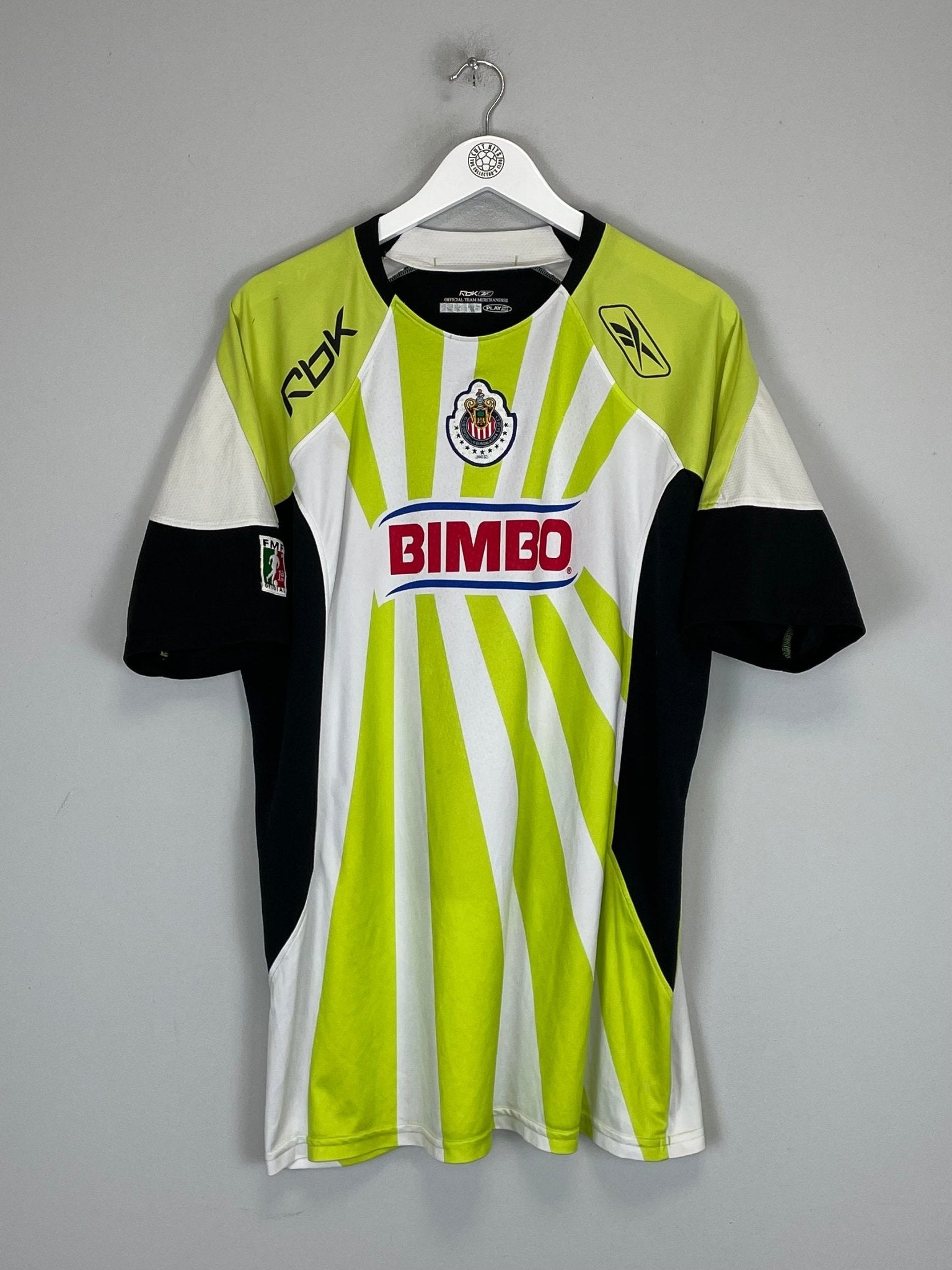 Shop 2008 CHIVAS GUADALAJARA CHICHARITO #14 THIRD SHIRT (XL) REEBOK, classic football shirts, vintage football shirts & retro soccer jerseys at Cult Kits
