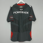 Shop 2008 LDU QUITO AWAY SHIRT (L) UMBRO, classic football shirts, vintage football shirts & retro soccer jerseys at Cult Kits