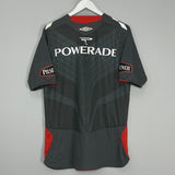 Shop 2008 LDU QUITO AWAY SHIRT (L) UMBRO, classic football shirts, vintage football shirts & retro soccer jerseys at Cult Kits