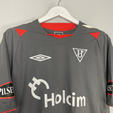 Shop 2008 LDU QUITO AWAY SHIRT (L) UMBRO, classic football shirts, vintage football shirts & retro soccer jerseys at Cult Kits