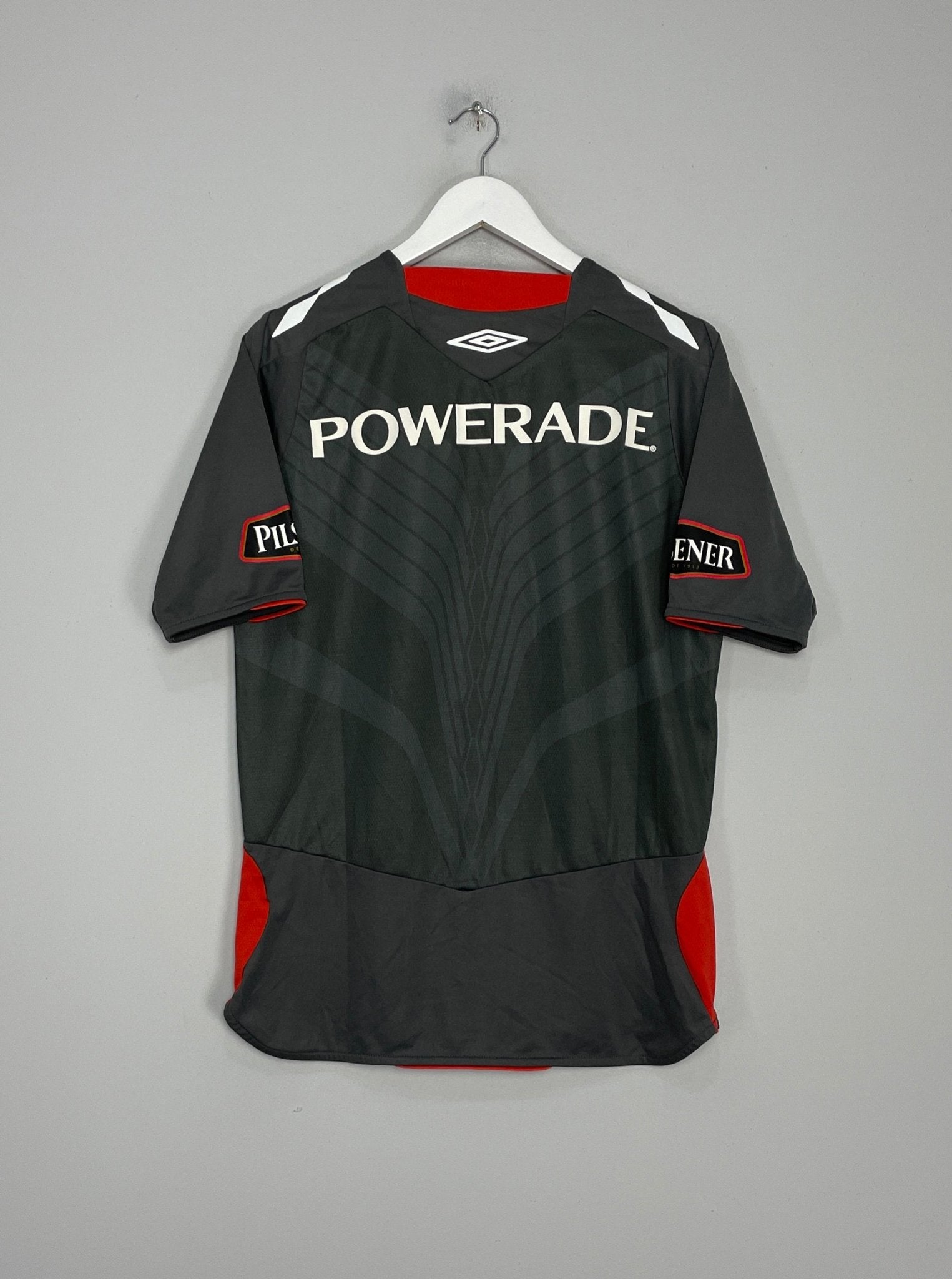 Shop 2008 LDU QUITO AWAY SHIRT (M) UMBRO, classic football shirts, vintage football shirts & retro soccer jerseys at Cult Kits