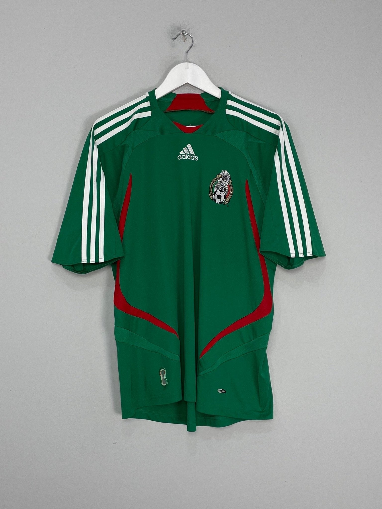 Shop 2008 MEXICO HOME SHIRT (M) ADIDAS, classic football shirts, vintage football shirts & retro soccer jerseys at Cult Kits