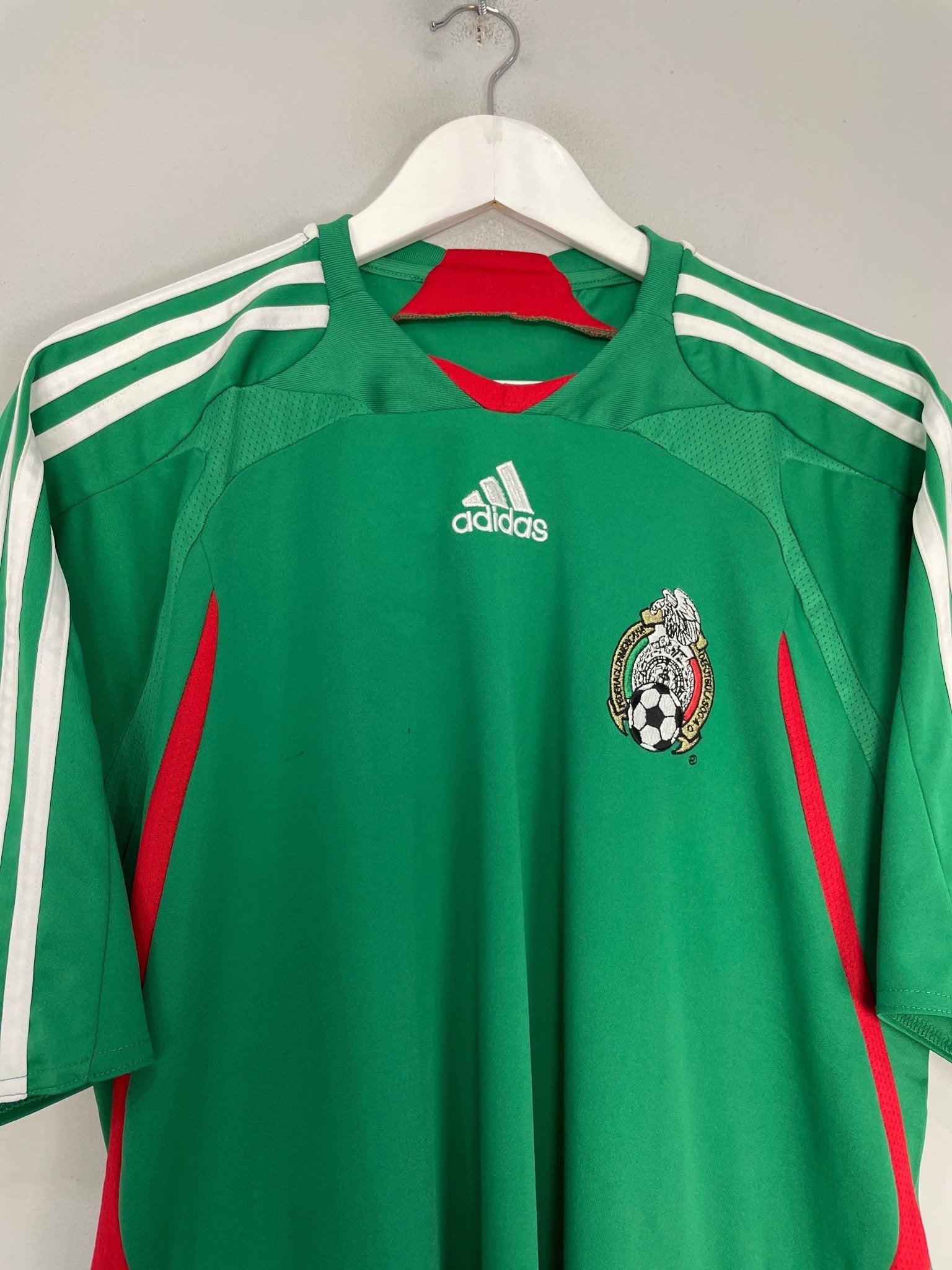 Shop 2008 MEXICO HOME SHIRT (M) ADIDAS, classic football shirts, vintage football shirts & retro soccer jerseys at Cult Kits