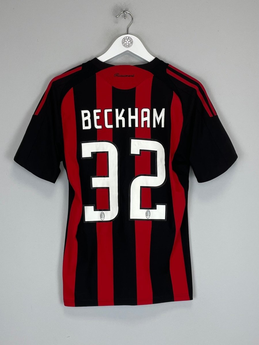 2008/09 AC MILAN BECKHAM 23 HOME SHIRT (S) ADIDAS - Cult Kits - Small - Buy Vintage Football Shirts, Authentic Retro Football Shirts For Sale, Classic Football Shirts & Soccer Jersey
