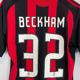 2008/09 AC MILAN BECKHAM 23 HOME SHIRT (S) ADIDAS - Cult Kits - Small - Buy Vintage Football Shirts, Authentic Retro Football Shirts For Sale, Classic Football Shirts & Soccer Jersey