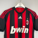 2008/09 AC MILAN BECKHAM 23 HOME SHIRT (S) ADIDAS - Cult Kits - Small - Buy Vintage Football Shirts, Authentic Retro Football Shirts For Sale, Classic Football Shirts & Soccer Jersey