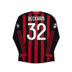 Buy 2008/09 AC Milan Beckham 32 L/S C/L Home Shirt (XS) Adidas ~ Free worldwide shipping ~ Authentic Vintage Football Shirts from Cult Kits