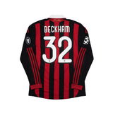 Buy 2008/09 AC Milan Beckham 32 L/S C/L Home Shirt (XS) Adidas ~ Free worldwide shipping ~ Authentic Vintage Football Shirts from Cult Kits