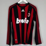 2008/09 AC MILAN BECKHAM 32 L/S HOME SHIRT (S) ADIDAS - Cult Kits - Small - Buy Vintage Football Shirts, Authentic Retro Football Shirts For Sale, Classic Football Shirts & Soccer Jersey