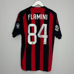 Shop 2008/09 AC MILAN FLAMINI #84 *MATCH ISSUED + SIGNED* HOME SHIRT (S) ADIDAS, classic football shirts, vintage football shirts & retro soccer jerseys at Cult Kits