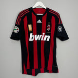 Shop 2008/09 AC MILAN FLAMINI #84 *MATCH ISSUED + SIGNED* HOME SHIRT (S) ADIDAS, classic football shirts, vintage football shirts & retro soccer jerseys at Cult Kits