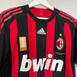 Shop 2008/09 AC MILAN FLAMINI #84 *MATCH ISSUED + SIGNED* HOME SHIRT (S) ADIDAS, classic football shirts, vintage football shirts & retro soccer jerseys at Cult Kits
