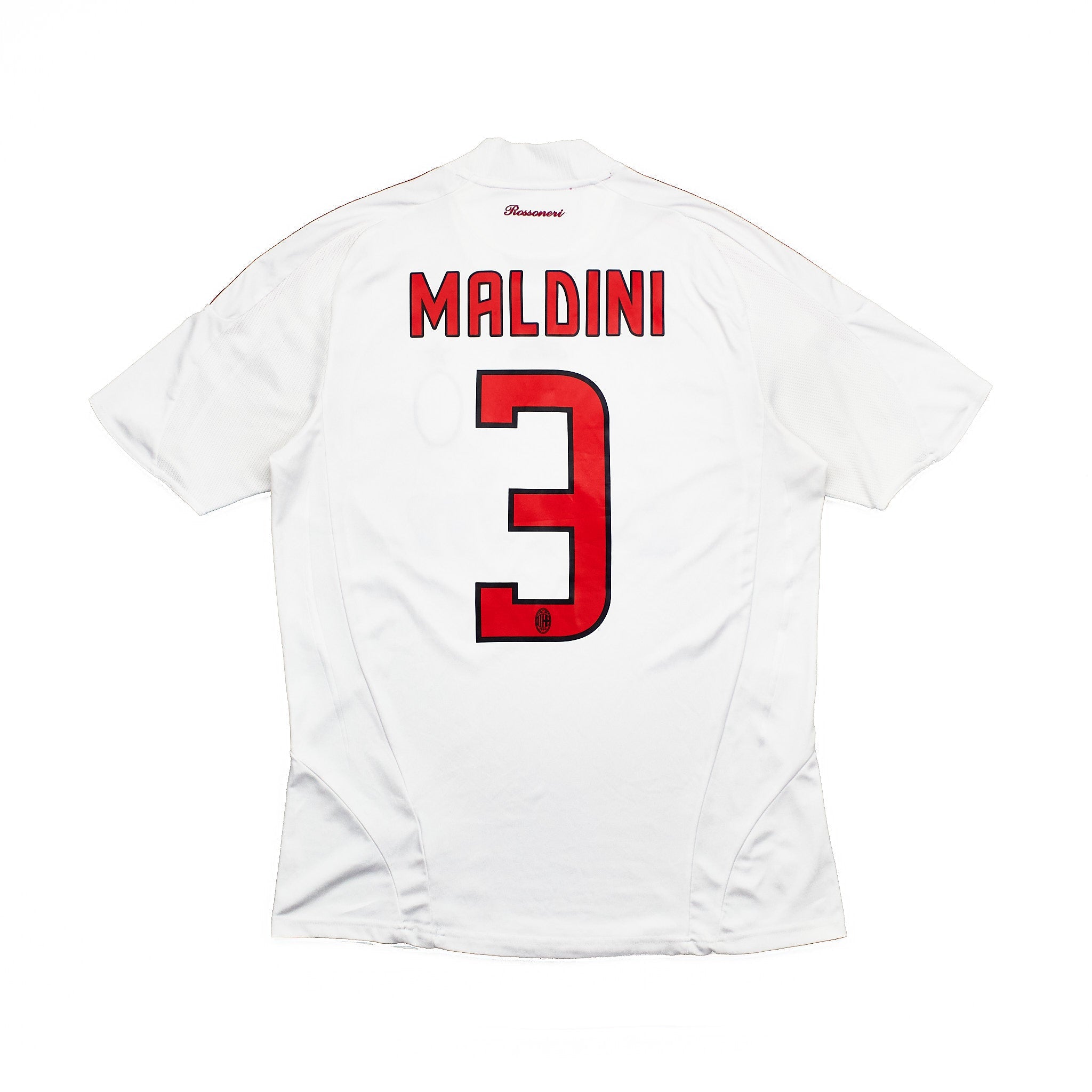 Buy 2008/09 AC Milan Maldini 3 Away Shirt (L) Adidas ~ Free worldwide shipping ~ Authentic Vintage Football Shirts from Cult Kits