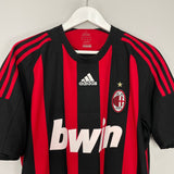 Shop 2008/09 AC MILAN MALDINI #3 HOME SHIRT (L) ADIDAS, classic football shirts, vintage football shirts & retro soccer jerseys at Cult Kits