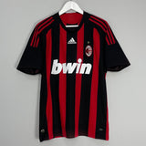 Shop 2008/09 AC MILAN MALDINI #3 HOME SHIRT (M) ADIDAS, classic football shirts, vintage football shirts & retro soccer jerseys at Cult Kits