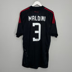 Shop 2008/09 AC MILAN MALDINI #3 THIRD SHIRT (L) ADIDAS, classic football shirts, vintage football shirts & retro soccer jerseys at Cult Kits