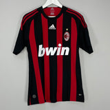 Shop 2008/09 AC MILAN RONALDINHO #80 *BNWT* HOME SHIRT (M) ADIDAS, classic football shirts, vintage football shirts & retro soccer jerseys at Cult Kits